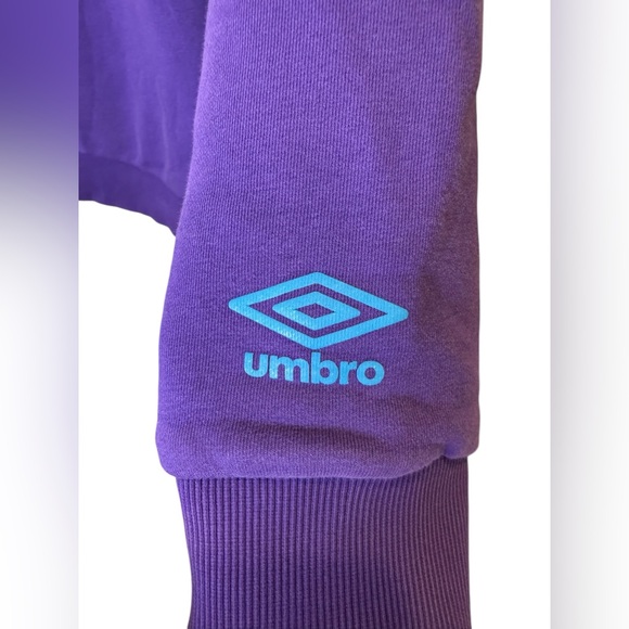 Umbro OG Logo Mask Hoodie Purple Sz XL - Picture 3 of 10